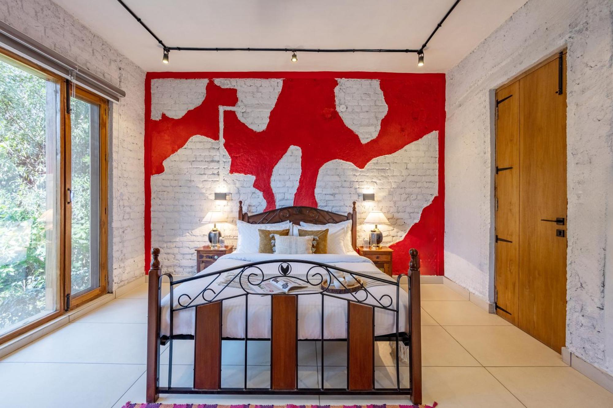 Elivaas Hidden Oasis 4Bhk With Pool, Mud House & Container House Villa Dhauj Exterior foto
