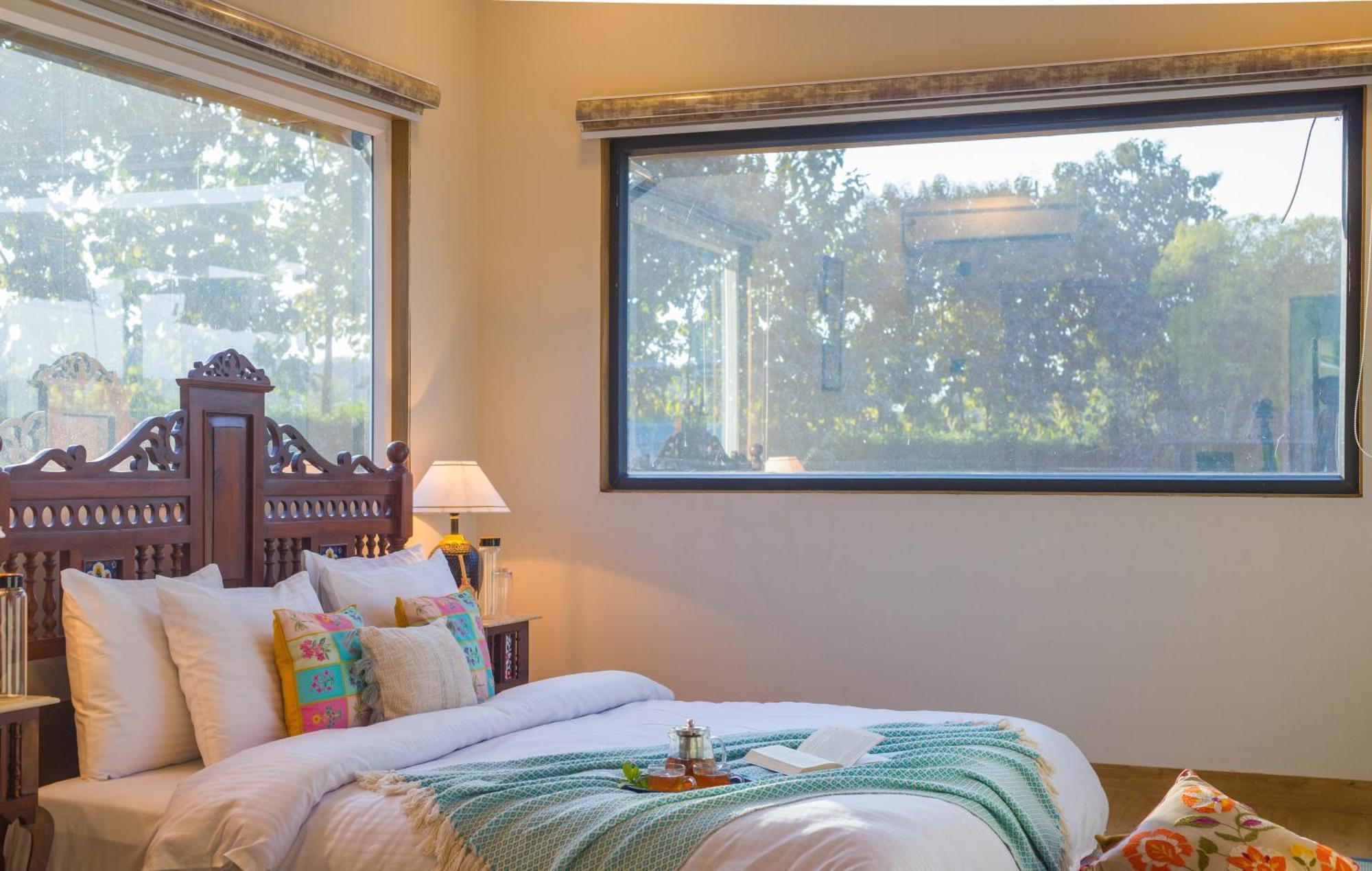 Elivaas Hidden Oasis 4Bhk With Pool, Mud House & Container House Villa Dhauj Exterior foto