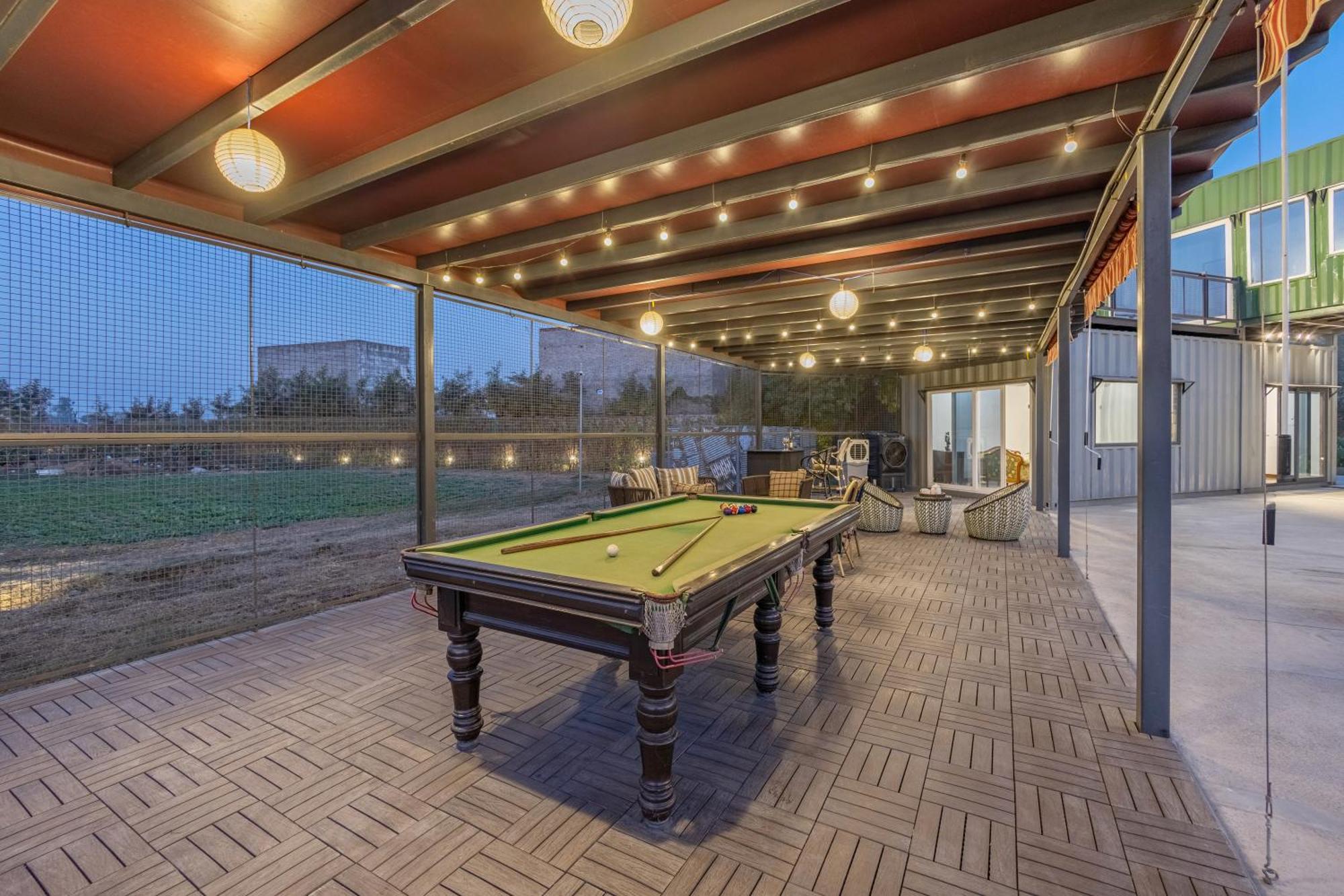 Elivaas Hidden Oasis 4Bhk With Pool, Mud House & Container House Villa Dhauj Exterior foto